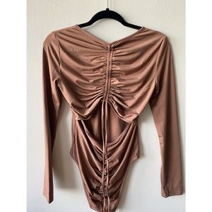 *NWOT* Taupe Bodysuit